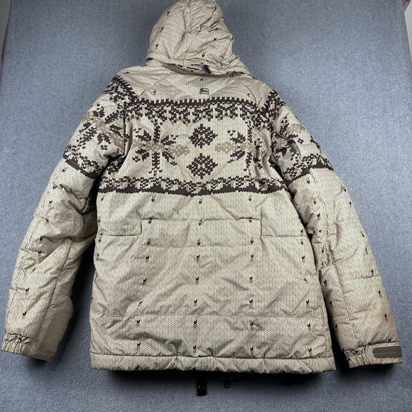 686 Jacket Mens Small Tan Brown Snowboard Ski Hooded Insulated Limited Edition - Picture 13 of 16